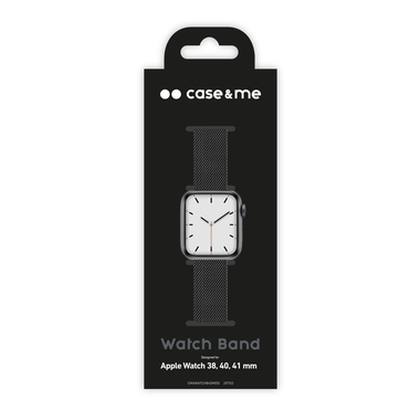 cinturino di ricambio acciaio per Apple Watch 38/40/41mm | case&me