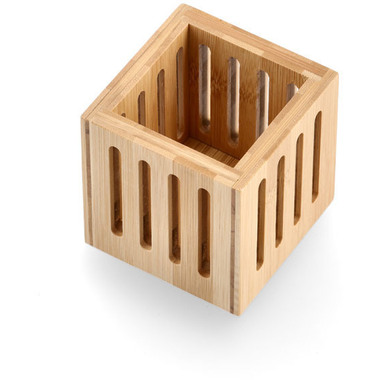 ZELLER Porte stylo 15201 bambus 8x8x8cm
