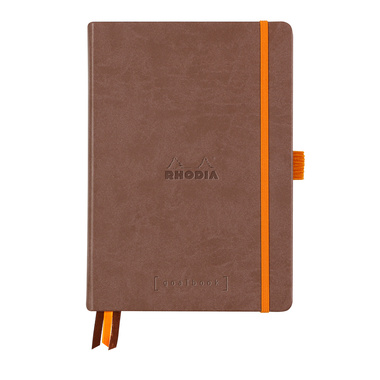 RHODIA Notizbuch Goalbook HC A5 118572C schokobraun, dots 120 Blatt