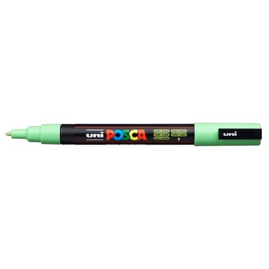 UNI-BALL Posca Marker 0,9-1,3mm PC3M L.GREEN hellgrün, Rundspitze