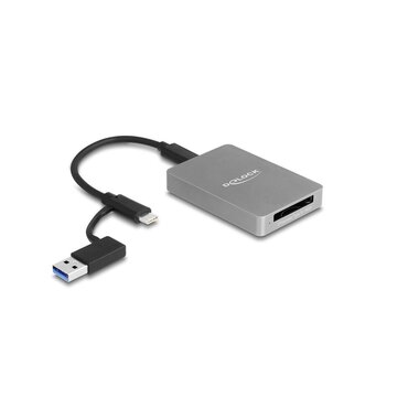 Delock Card Reader Extern Card Reader Extern 91008 USB Typ-C