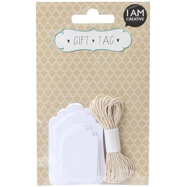 I AM CREATIVE Étiquettes cadeaux 4088.56 BOHO Tag Set II, 30 pcs.