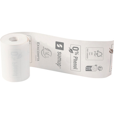 EXACOMPTA Rouleau thermo papier 20 pcs. 40762E 57x30mmx9m pour SumUp