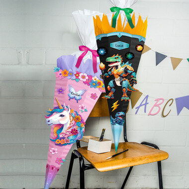 URSUS Cono Scuola Set Easy 1004 00 02 T-Rex 3D, 86 cm