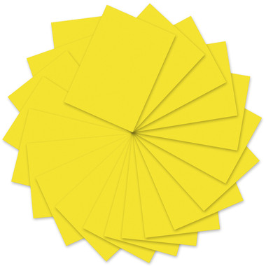 URSUS Tonzeichenpapier A4 2174612 130g, citronengelb 100 Blatt