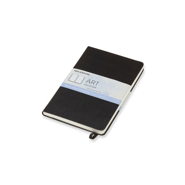 MOLESKINE Aquarell Notizbuch L/A5 715635 200g, HC, schwarz