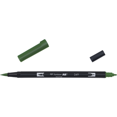 TOMBOW Dual Brush Pen ABT 249 hunter green