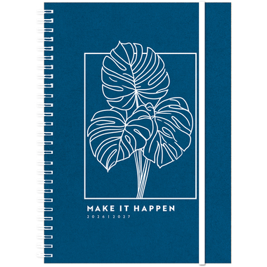 SIMPLEX Schüleragenda Kraftpap. 26/27 500414.27 1W/2S 17M Blue ML 12x16.5cm