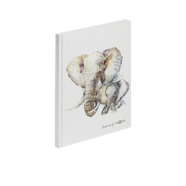 PAGNA Notizbuch Save me A5 26093-15 Elefant 128S, dotted lines