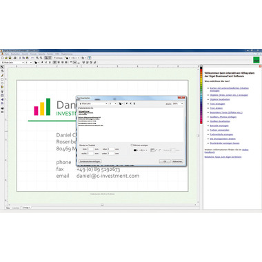 SIGEL CardDesigner plus CD SW670 Software DE 200 Karten