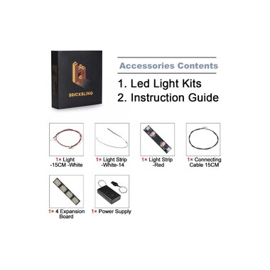 BrickBling LED-Licht-Set für LEGO® 77258 F1 ACADEMY LEGO