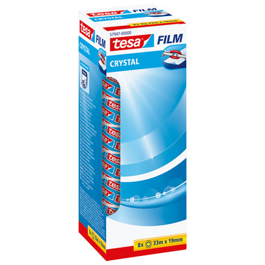 TESA Crystal Tape 19mmx33m 579470000 8 Stück