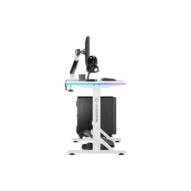 Ultradesk Gaming Desk Iron White