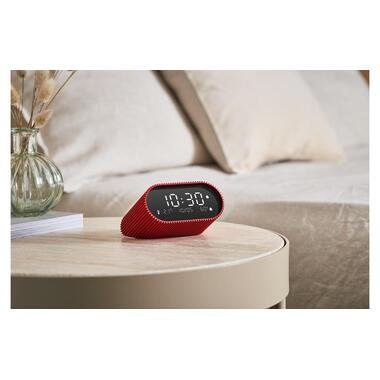 Lexon Digital Alarm Clock Ray Red