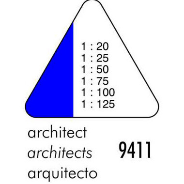 DUX Règle triangulaire 9411 architect