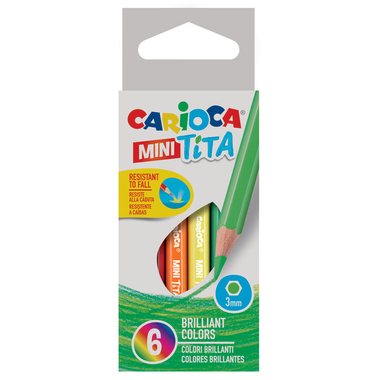 CARIOCA Farbstift Mini Tita 3mm 42322 6 Stück