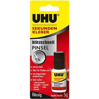 UHU Sekundenkleber Pinsel 45545 5g