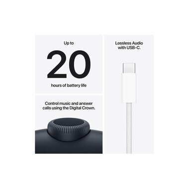 Apple Casques extra-auriculaires Wireless AirPods Max 2 Minuit