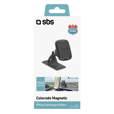 Porta cellulare auto magnetico con adesivo | SBS