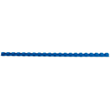 GBC Baguettes de reliure 14mm A4 4028238 bleu, 21 anneaux 100 pcs.