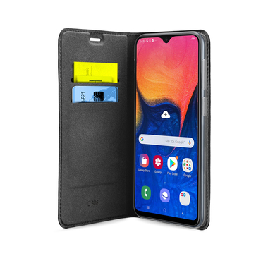Book-style case with card holder pockets for Samsung Galaxy A10