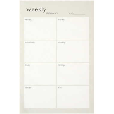 I AM CREATIVE Planificateur hebdo 14x21cm 4005.25 vert 80 feuilles