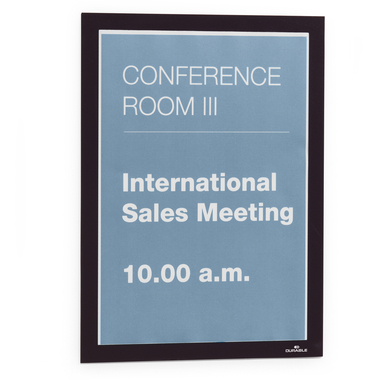 DURABLE Cornice info. DURAFRAME A4 489901 205x290x17mm, nero