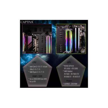 Captiva PC de gaming Gaming haut de gamme I89-966