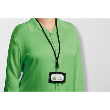 DURABLE Nastro tessile rPET 824101 con moschettone 10 pezzi