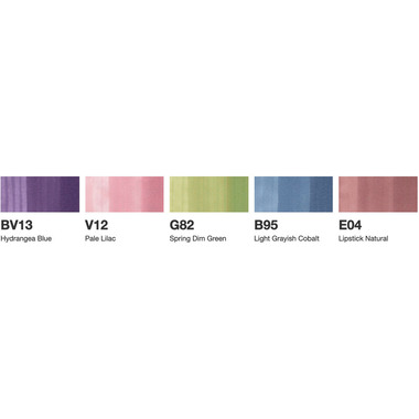 COPIC Marker Ciao 22075672 Nature Doodle kit, 7 pz.