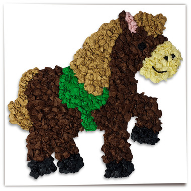 URSUS Kit d'images boulett. papier 21290006 Animaux compagnie 6 feuilles