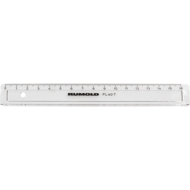RUMOLD Règle école 17cm FL40T transparent