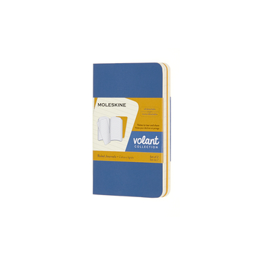 MOLESKINE Notizheft 2x 10.5x6.5cm 620541 liniert,feilchen/bernst.,56S.