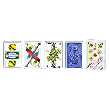 AGMÜLLER Jeux de cartes Opti 57x89mm 106801114 CH 36 cartes