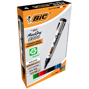 BIC Marker 2000 Ecolutions 8209112 4 colori ass.