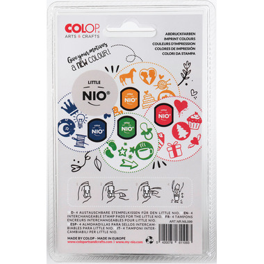 COLOP Tampone per timbri 154815 Little NIO, Classic Colours