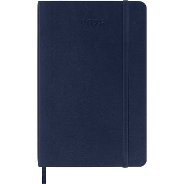 MOLESKINE Agenda Classic Pocket 2026 DSB2012DC2Y26 1T/1S saphir SC 9x14cm