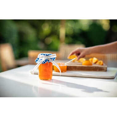 PTOUCH Ruban en textile or/blanc TZe-R234 PT-DV600VP 12 mm