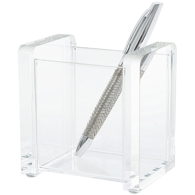 WEDO Stifteköcher CRISTALLIC 604016 9.4x9.4x6.5cm Acryl transp.