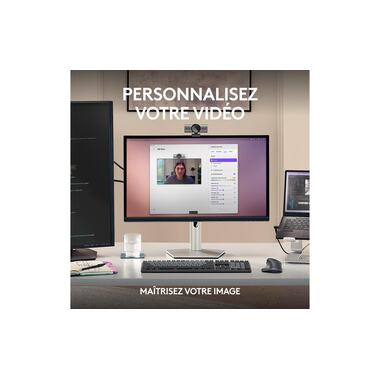 Logitech Webcam MX Brio 4K Pale Grey