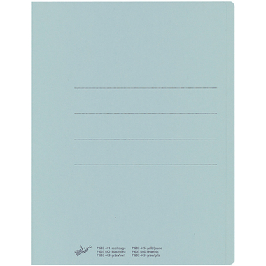 BÜROLINE Einlagemappe Recycling A4 603442 blau 240g/m2 100 Stück