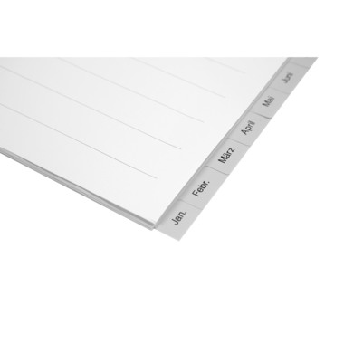 BIELLA Separatori PP A4 47141490U grigio Dez-Jan TE