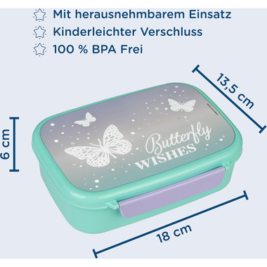 SCOOLI Lunchbox BUFI9903 Butterfly Wishes 13x18x6cm