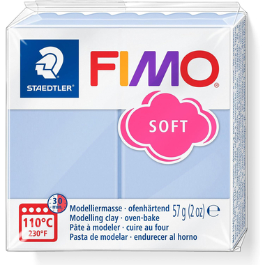 FIMO Plastilina Soft 57g 8020-T31 colori di tendenza, blu
