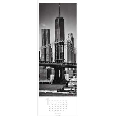 WEINGARTEN Calendario 2026 2951600+26 New York XXL DE 34x98cm