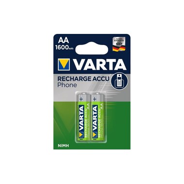 Varta Akku Phone NiMH AA 1600 mAh, 2 Stück