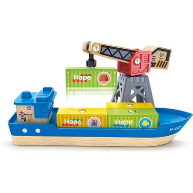 Hape Cargo Ship + Crane