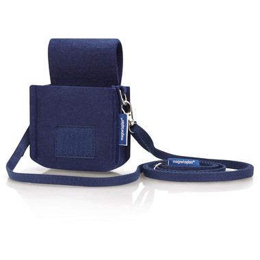MAGNETOPLAN Moderatorentasche ecoAware 11124 blau, Filz 110x150x70mm
