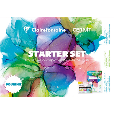 CLAIREFONTAINE Alkoholtinte Starter Set A5 976165C 9-teilig