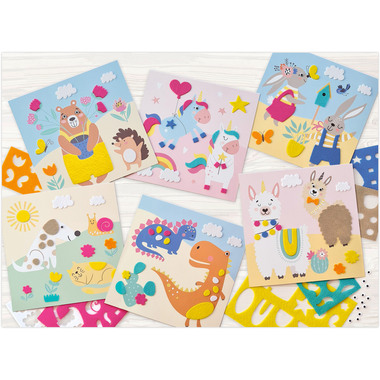 URSUS Bastelfilz Set 8800001F Happy Friends